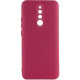 Чехол Silicone Cover Lakshmi Full Camera (A) для Xiaomi Redmi 8 Бордовый / Marsala - фото