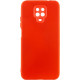 Чехол Silicone Cover Lakshmi Full Camera (A) для Xiaomi Redmi Note 9s / Note 9 Pro / Note 9 Pro Max Красный / Red - фото