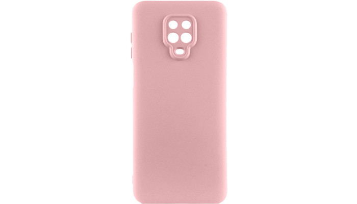 Чохол Silicone Cover Lakshmi Full Camera (A) для Xiaomi Redmi Note 9s / Note 9 Pro / Note 9 Pro Max Рожевий / Pink - фото