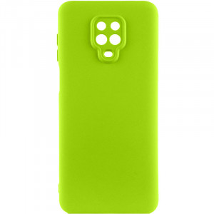 Чехол Silicone Cover Lakshmi Full Camera (A) для Xiaomi Redmi Note 9s / Note 9 Pro / Note 9 Pro Max Салатовый / Neon Green