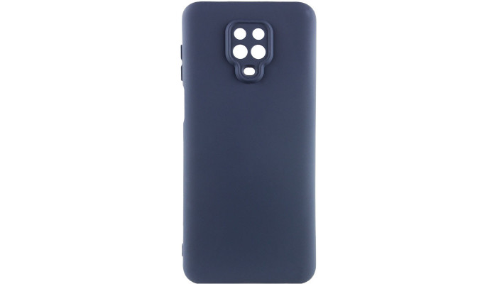 Чехол Silicone Cover Lakshmi Full Camera (A) для Xiaomi Redmi Note 9s / Note 9 Pro / Note 9 Pro Max Синий / Midnight Blue - фото