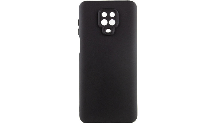 Чехол Silicone Cover Lakshmi Full Camera (A) для Xiaomi Redmi Note 9s / Note 9 Pro / Note 9 Pro Max Черный / Black - фото