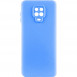 Чохол Silicone Cover Lakshmi Full Camera (A) для Xiaomi Redmi Note 9s / Note 9 Pro / Note 9 Pro Max Синій / Iris
