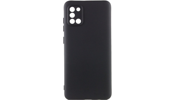 Чехол Silicone Cover Lakshmi Full Camera (A) для Samsung Galaxy A31 Черный / Black - фото