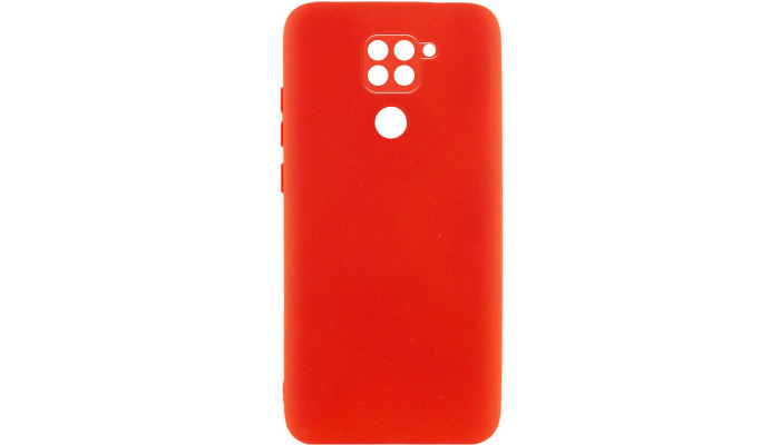 Чехол Silicone Cover Lakshmi Full Camera (A) для Xiaomi Redmi Note 9 / Redmi 10X Красный / Red - фото