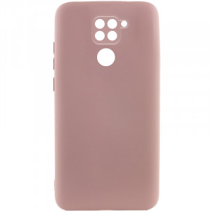 Чохол Silicone Cover Lakshmi Full Camera (A) для Xiaomi Redmi Note 9 / Redmi 10X Рожевий / Pink Sand