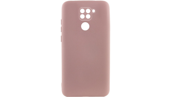Чохол Silicone Cover Lakshmi Full Camera (A) для Xiaomi Redmi Note 9 / Redmi 10X Рожевий / Pink Sand - фото