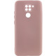 Чохол Silicone Cover Lakshmi Full Camera (A) для Xiaomi Redmi Note 9 / Redmi 10X Рожевий / Pink Sand - фото