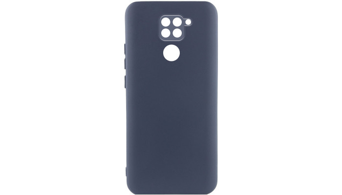 Чохол Silicone Cover Lakshmi Full Camera (A) для Xiaomi Redmi Note 9 / Redmi 10X Синій / Midnight Blue - фото