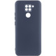 Чохол Silicone Cover Lakshmi Full Camera (A) для Xiaomi Redmi Note 9 / Redmi 10X Синій / Midnight Blue - фото