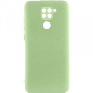 Чохол Silicone Cover Lakshmi Full Camera (A) для Xiaomi Redmi Note 9 / Redmi 10X Зелений / Pistachio