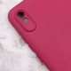 Чохол Silicone Cover Lakshmi Full Camera (A) для Xiaomi Redmi 9A Бордовий / Marsala - фото