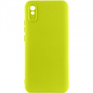 Чехол Silicone Cover Lakshmi Full Camera (A) для Xiaomi Redmi 9A Желтый / Flash