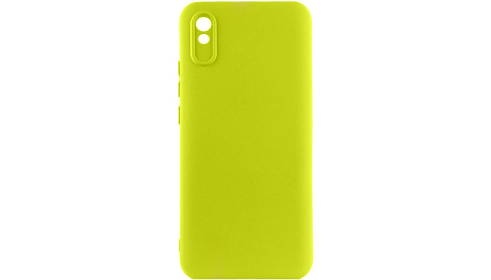 Чехол Silicone Cover Lakshmi Full Camera (A) для Xiaomi Redmi 9A Желтый / Flash - фото