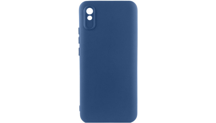 Чехол Silicone Cover Lakshmi Full Camera (A) для Xiaomi Redmi 9A Синий / Navy Blue - фото