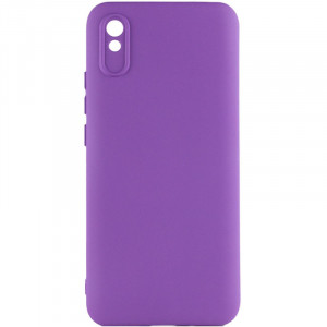 Чохол Silicone Cover Lakshmi Full Camera (A) для Xiaomi Redmi 9A Фіолетовий / Purple