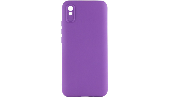 Чехол Silicone Cover Lakshmi Full Camera (A) для Xiaomi Redmi 9A Фиолетовый / Purple - фото