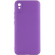 Чехол Silicone Cover Lakshmi Full Camera (A) для Xiaomi Redmi 9A Фиолетовый / Purple - фото