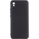 Чохол Silicone Cover Lakshmi Full Camera (A) для Xiaomi Redmi 9A Чорний / Black - фото