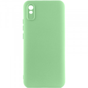 Чохол Silicone Cover Lakshmi Full Camera (A) для Xiaomi Redmi 9A Зелений / Pistachio