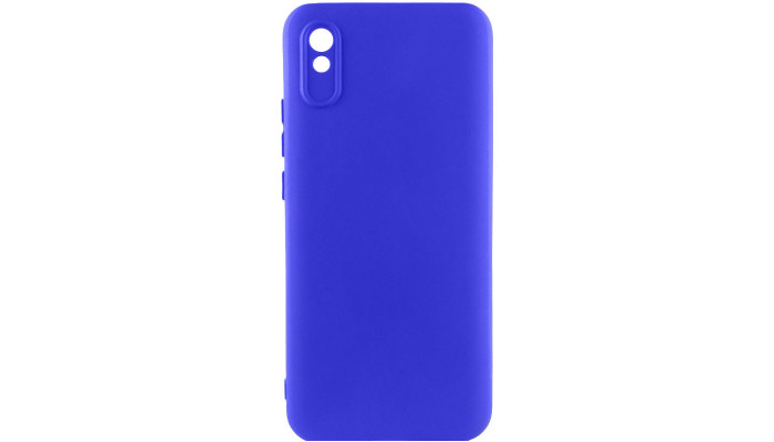 Чохол Silicone Cover Lakshmi Full Camera (A) для Xiaomi Redmi 9A Синій / Iris - фото