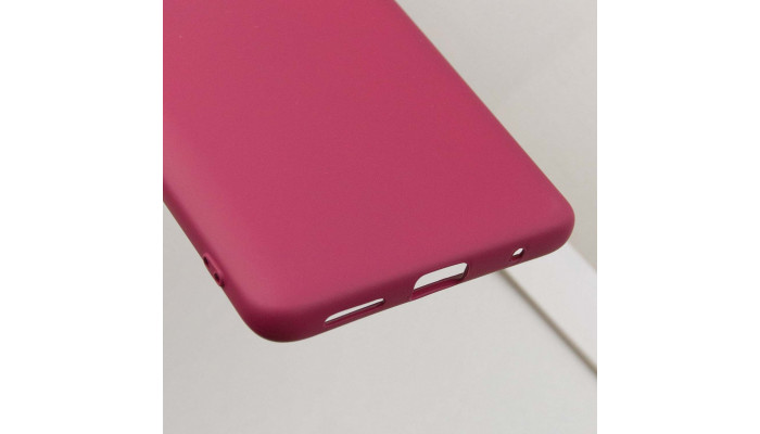 Чехол Silicone Cover Lakshmi Full Camera (A) для Xiaomi Redmi Note 10 Pro / 10 Pro Max Бордовый / Marsala - фото