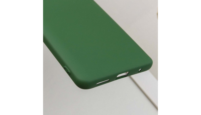 Чехол Silicone Cover Lakshmi Full Camera (A) для Xiaomi Redmi Note 10 Pro / 10 Pro Max Зеленый / Dark green - фото