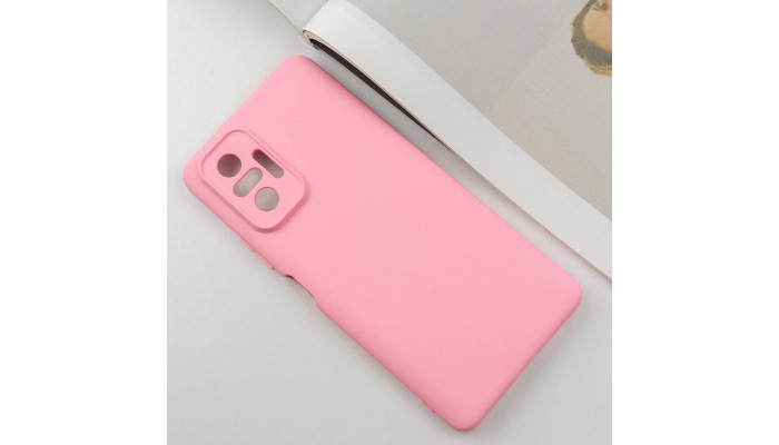 Чохол Silicone Cover Lakshmi Full Camera (A) для Xiaomi Redmi Note 10 Pro / 10 Pro Max Рожевий / Pink - фото