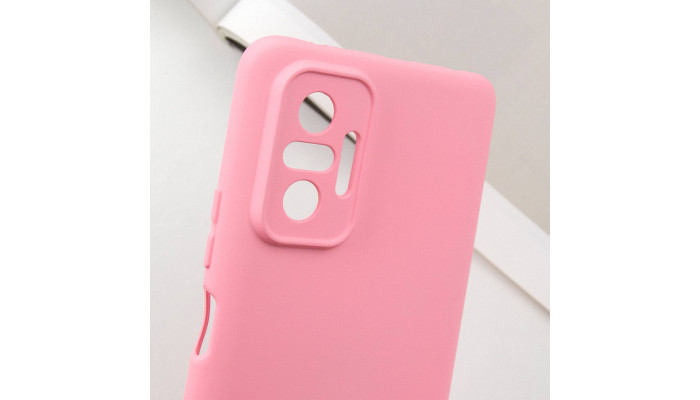 Чохол Silicone Cover Lakshmi Full Camera (A) для Xiaomi Redmi Note 10 Pro / 10 Pro Max Рожевий / Pink - фото