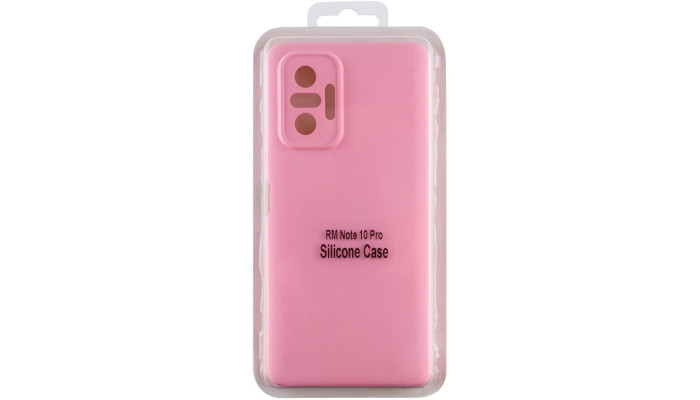 Чохол Silicone Cover Lakshmi Full Camera (A) для Xiaomi Redmi Note 10 Pro / 10 Pro Max Рожевий / Pink - фото