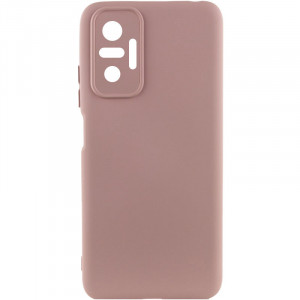 Чехол Silicone Cover Lakshmi Full Camera (A) для Xiaomi Redmi Note 10 Pro / 10 Pro Max Розовый / Pink Sand