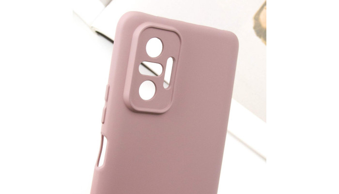 Чехол Silicone Cover Lakshmi Full Camera (A) для Xiaomi Redmi Note 10 Pro / 10 Pro Max Розовый / Pink Sand - фото