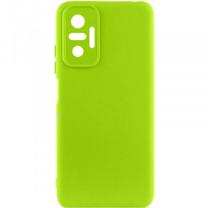 Чохол Silicone Cover Lakshmi Full Camera (A) для Xiaomi Redmi Note 10 Pro / 10 Pro Max Салатовий / Neon Green