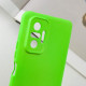 Чехол Silicone Cover Lakshmi Full Camera (A) для Xiaomi Redmi Note 10 Pro / 10 Pro Max Салатовый / Neon Green - фото