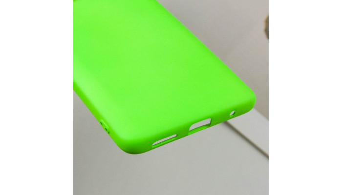 Чехол Silicone Cover Lakshmi Full Camera (A) для Xiaomi Redmi Note 10 Pro / 10 Pro Max Салатовый / Neon Green - фото