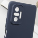 Чехол Silicone Cover Lakshmi Full Camera (A) для Xiaomi Redmi Note 10 Pro / 10 Pro Max Синий / Midnight Blue - фото