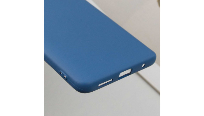 Чехол Silicone Cover Lakshmi Full Camera (A) для Xiaomi Redmi Note 10 Pro / 10 Pro Max Синий / Navy Blue - фото