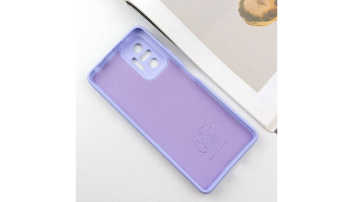 Чохол Silicone Cover Lakshmi Full Camera (A) для Xiaomi Redmi Note 10 Pro / 10 Pro Max Бузковий / Dasheen - фото