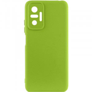 Чохол Silicone Cover Lakshmi Full Camera (A) для Xiaomi Redmi Note 10 Pro / 10 Pro Max Зелений / Pistachio