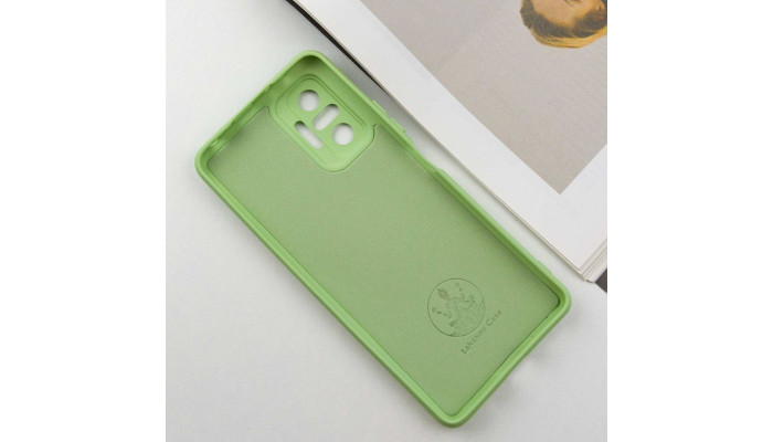 Чохол Silicone Cover Lakshmi Full Camera (A) для Xiaomi Redmi Note 10 Pro / 10 Pro Max Зелений / Pistachio - фото