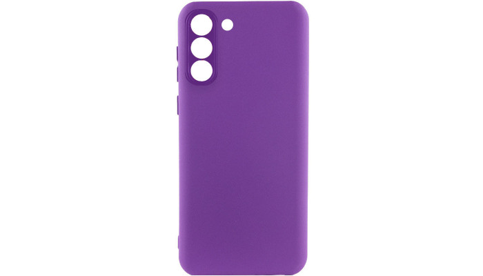 Чохол Silicone Cover Lakshmi Full Camera (A) для Samsung Galaxy S21 Фіолетовий / Purple - фото