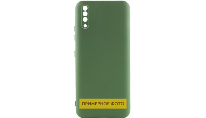 Чехол Silicone Cover Lakshmi Full Camera (A) для Xiaomi Poco X3 NFC / Poco X3 Pro Зеленый / Dark green - фото