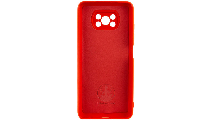 Чехол Silicone Cover Lakshmi Full Camera (A) для Xiaomi Poco X3 NFC / Poco X3 Pro Красный / Red - фото