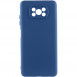 Чохол Silicone Cover Lakshmi Full Camera (A) для Xiaomi Poco X3 NFC / Poco X3 Pro Синій / Navy Blue