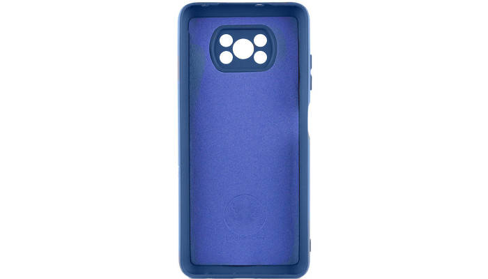 Чохол Silicone Cover Lakshmi Full Camera (A) для Xiaomi Poco X3 NFC / Poco X3 Pro Синій / Navy Blue - фото