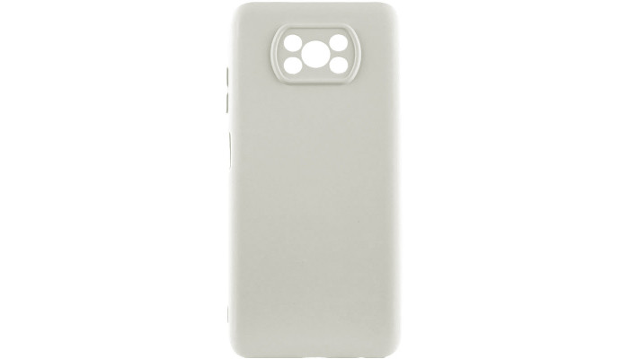 Чехол Silicone Cover Lakshmi Full Camera (A) для Xiaomi Poco X3 NFC / Poco X3 Pro Песочный / Sand - фото