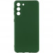 Чохол Silicone Cover Lakshmi Full Camera (A) для Samsung Galaxy S21 FE Зелений / Dark green
