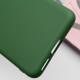 Чохол Silicone Cover Lakshmi Full Camera (A) для Samsung Galaxy S21 FE Зелений / Dark green - фото