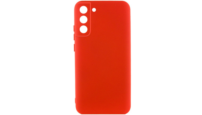 Чехол Silicone Cover Lakshmi Full Camera (A) для Samsung Galaxy S21 FE Красный / Red - фото