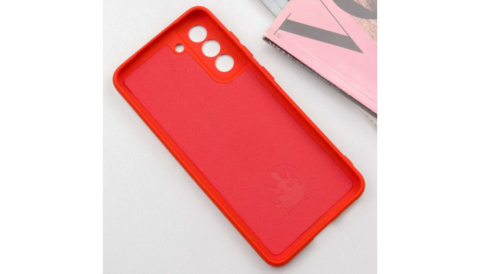 Чехол Silicone Cover Lakshmi Full Camera (A) для Samsung Galaxy S21 FE Красный / Red - фото